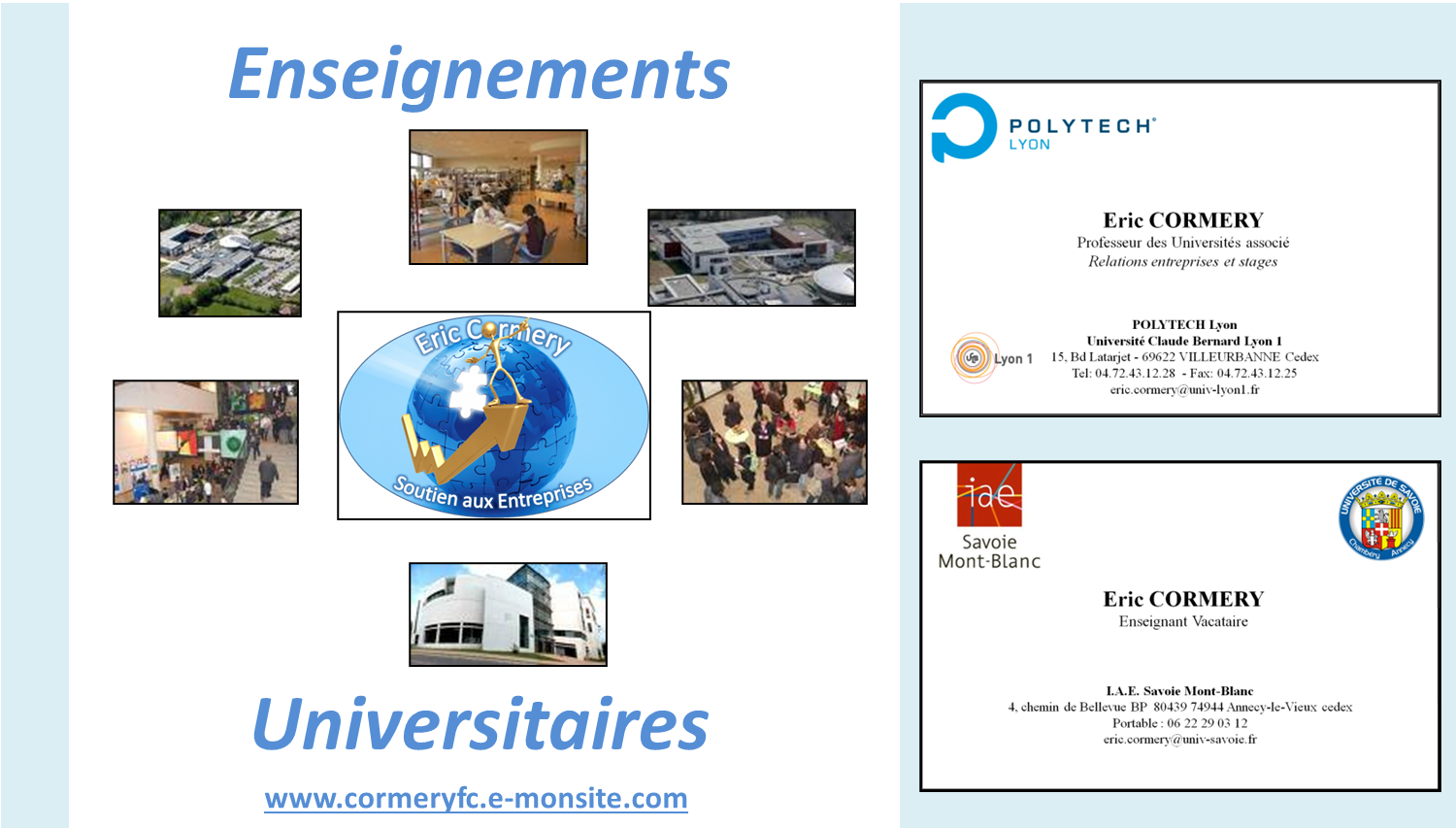 Enseignements universitaires 2022